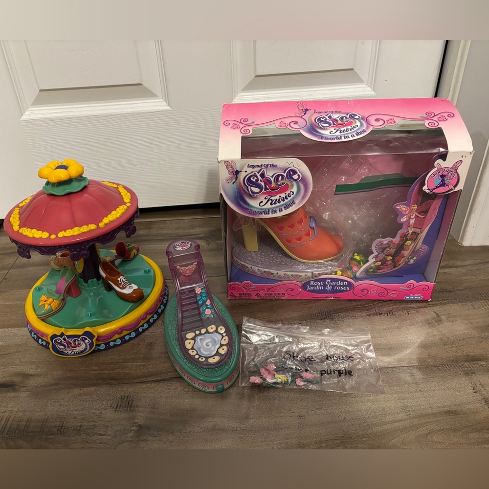 Vintage Legend Of The Shoe Fairies Lot Of 3, Rose Garden READ